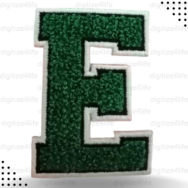 E 3D Puff Embroidery